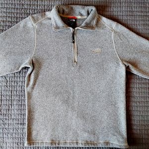 Men's The North Face light grey sweater size S.